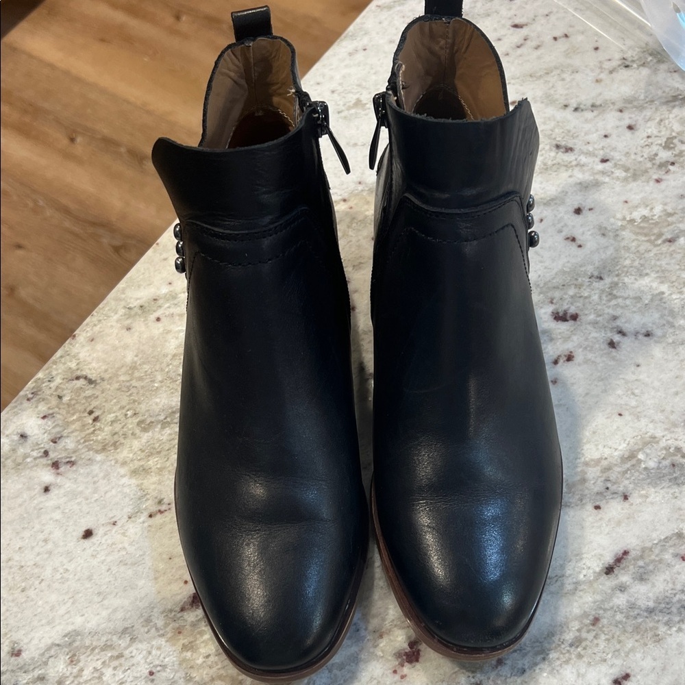 Franco Sarto Black Ankle Boot